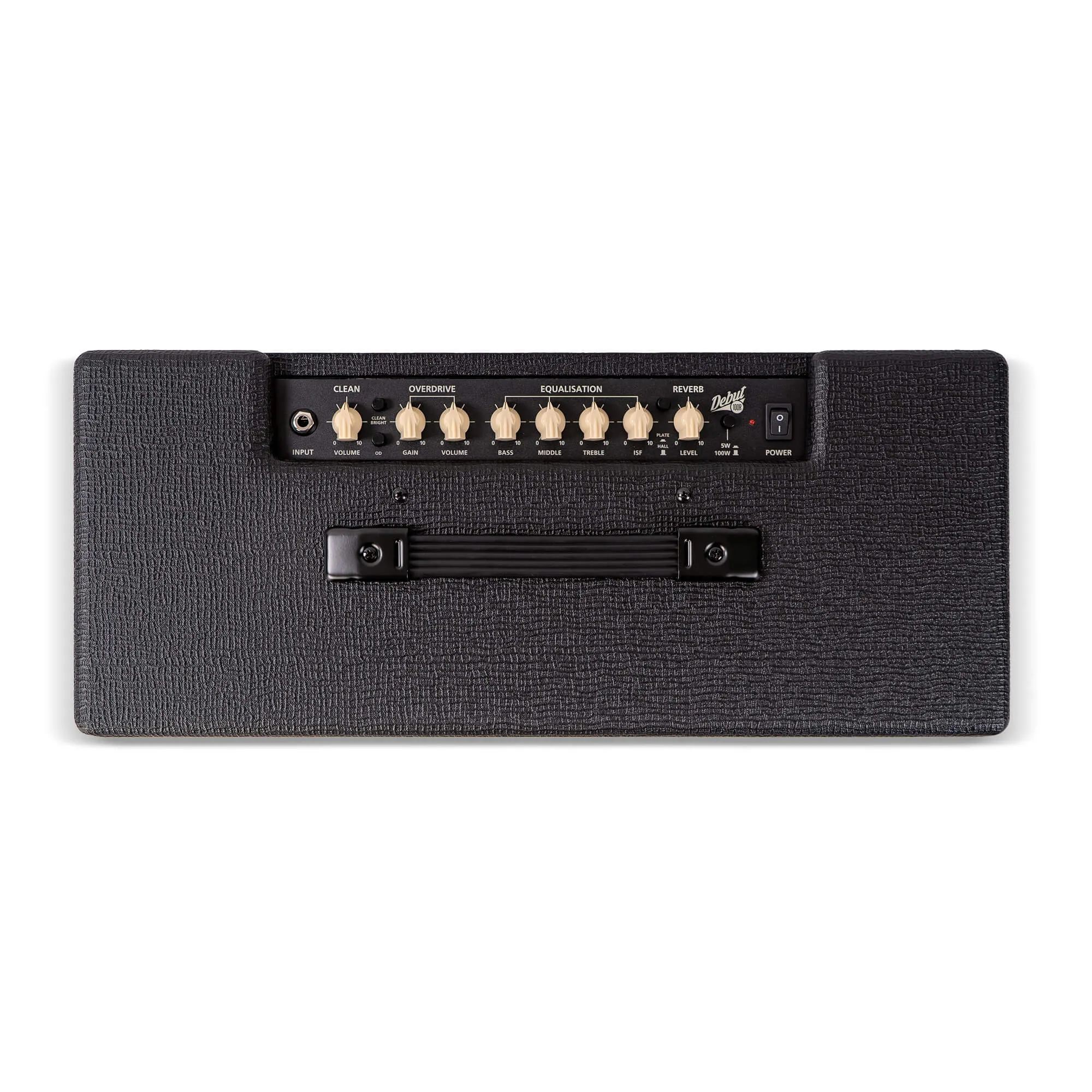 Debut-100R-Black-1X12-White-Shot-Top Debut-100R-Black-1X12-White-Shot-Top