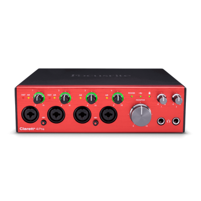 Focusrite Clarett+ 4Pre – Premium USB Audio Interface