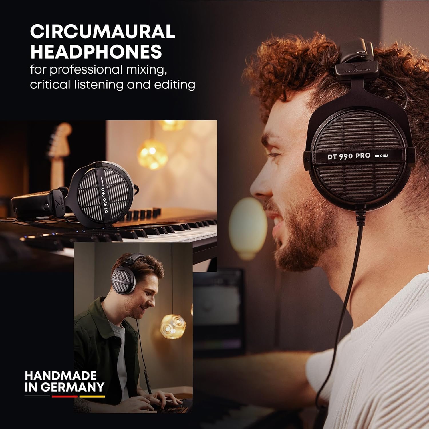 Beyerdynamic DT 990 Pro 80 Ohms Studio Headphone For Mixing And