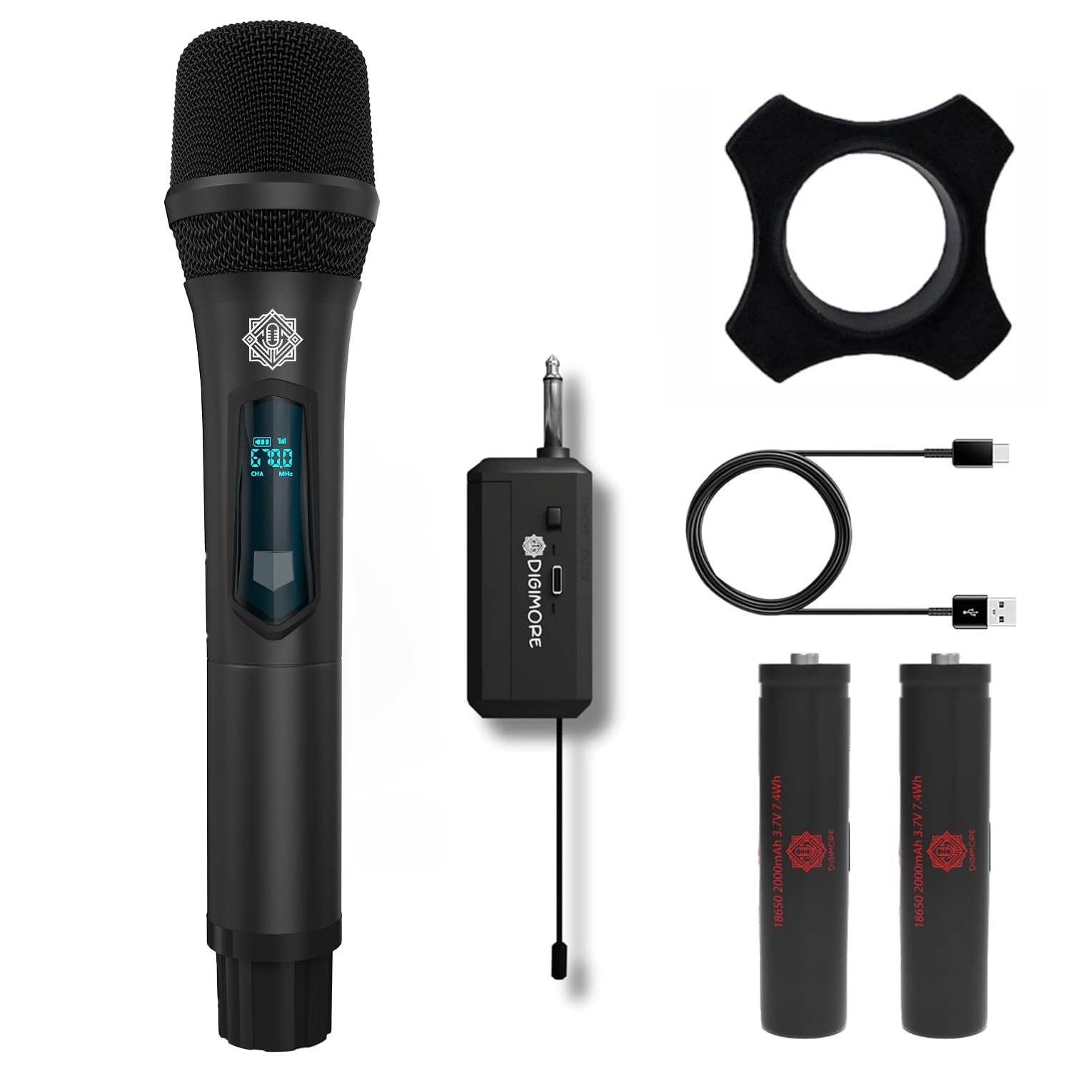 Digimore D-340 Pro UHF Wireless Microphone Suhavi Mart