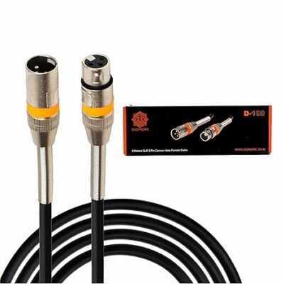DIGIMORE D-100 20ft XLR Male to Female Cable - suhavi mart