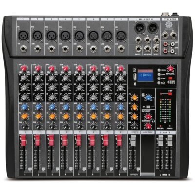 Digimore D-260 Professional 8-Channel Audio Mixer