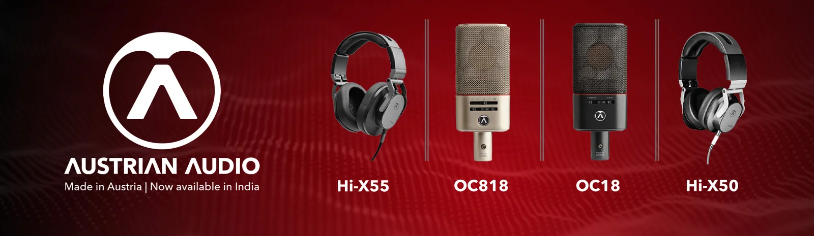 Click the image to view Austrian Audio products.