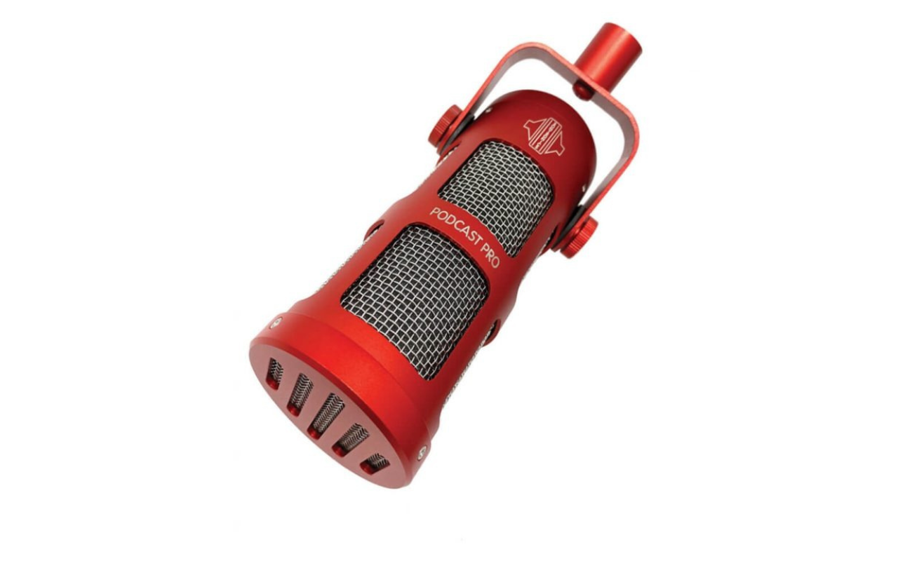 Sontronics Podcast Pro - Dynamic Podcast Streaming Broadcast Gaming Microphone - Red (2)