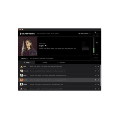 SoundID SIDAI-LP SIDAI-LP SoundID VoiceAI Large Token Pack 360 000 tokens (download only) (1)