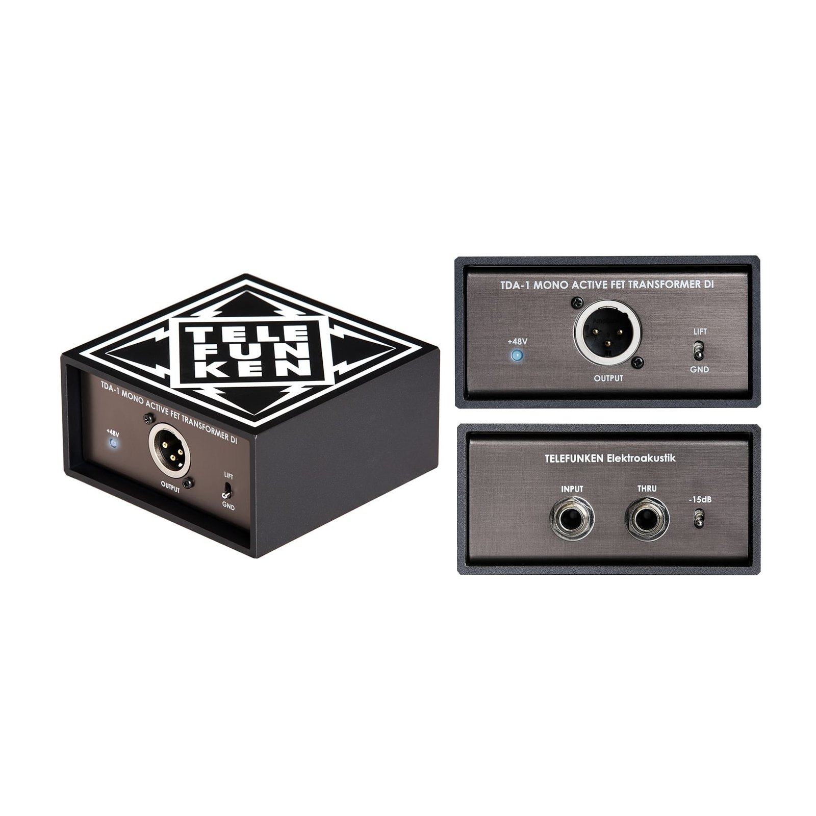 Telefunken TDA-1 Mono Active Direct Box (4) Telefunken TDA-1 Mono Active Direct Box (4)