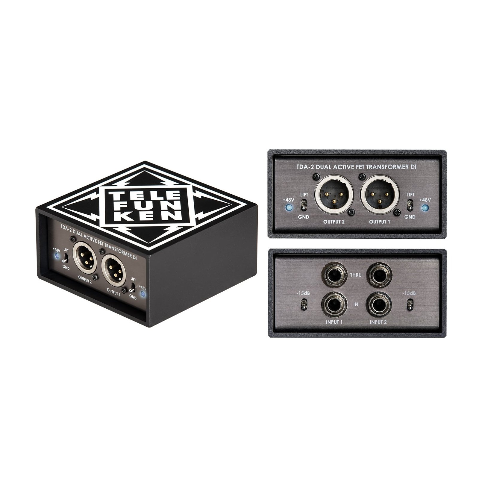 Telefunken TDA-2 Dual Active Direct Box (4) Telefunken TDA-2 Dual Active Direct Box (4)
