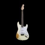 NEWEN NEW-RLC-ST Relic Stratocaster Style Electric Guitar - White