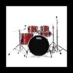 Natal Arcadia Birch Series KARB-F20 RDS, 5-Piece Acoustic Drum Kit With Hardware - Red Sparkle