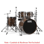 Natal Cafe Racer Series UF22 4 Piece Shell Pack Acoustic Drum Kit - veneer (1)