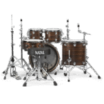 Natal Cafe Racer Series UF22 4 Piece Shell Pack Acoustic Drum Kit - veneer (2)
