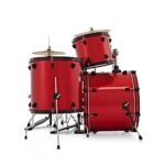 Natal K-EVB-UF22 Evolution 5-Piece Shell Pack Acoustic Drum Kit with Hardware & Cymbals - Red (1)