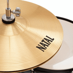 Natal K-EVB-UF22 Evolution 5-Piece Shell Pack Acoustic Drum Kit with Hardware & Cymbals - Black (1 (5)