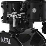 Natal K-EVB-UF22 Evolution 5-Piece Shell Pack Acoustic Drum Kit with Hardware & Cymbals - Black (1 (8)