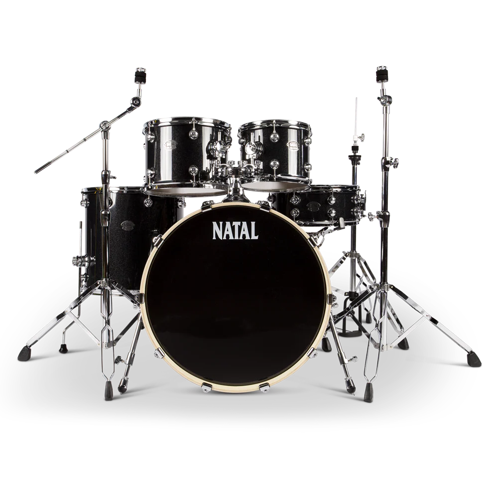 Natal KAR-UF22-BLS Arcadia Series US Fusion 5-Piece Shell Pack Acoustic Drum Kit with Hardware & Stands (1) Natal KAR-UF22-BLS Arcadia Series US Fusion 5-Piece Shell Pack Acoustic Drum Kit with Hardware & Stands (1)