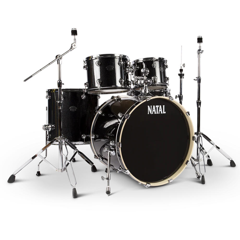 Natal KAR-UF22-BLS Arcadia Series US Fusion 5-Piece Shell Pack Acoustic Drum Kit with Hardware & Stands (2) Natal KAR-UF22-BLS Arcadia Series US Fusion 5-Piece Shell Pack Acoustic Drum Kit with Hardware & Stands (2)
