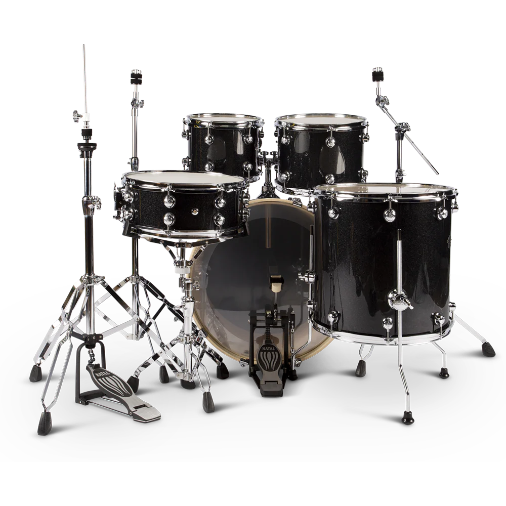 Natal KAR-UF22-BLS Arcadia Series US Fusion 5-Piece Shell Pack Acoustic Drum Kit with Hardware & Stands (3) Natal KAR-UF22-BLS Arcadia Series US Fusion 5-Piece Shell Pack Acoustic Drum Kit with Hardware & Stands (3)