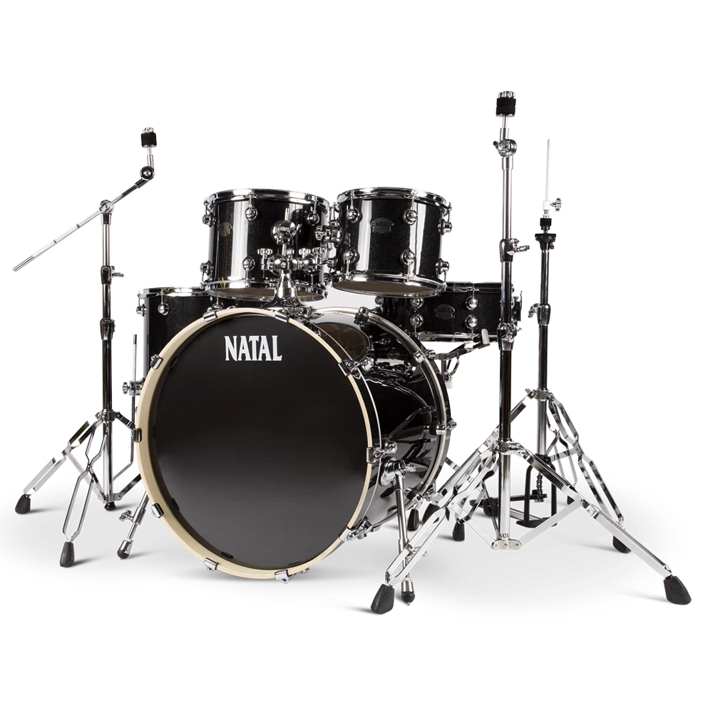 Natal KAR-UF22-BLS Arcadia Series US Fusion 5-Piece Shell Pack Acoustic Drum Kit with Hardware & Stands (4) Natal KAR-UF22-BLS Arcadia Series US Fusion 5-Piece Shell Pack Acoustic Drum Kit with Hardware & Stands (4)