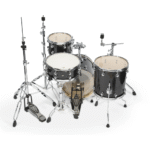 Natal KARB-TJ-BLS Arcadia Birch Series Traditional Jazz TJ 4 Piece Shell Pack Acoustic Drum Kit Without Hardware & Cymbals - Black Sparkl