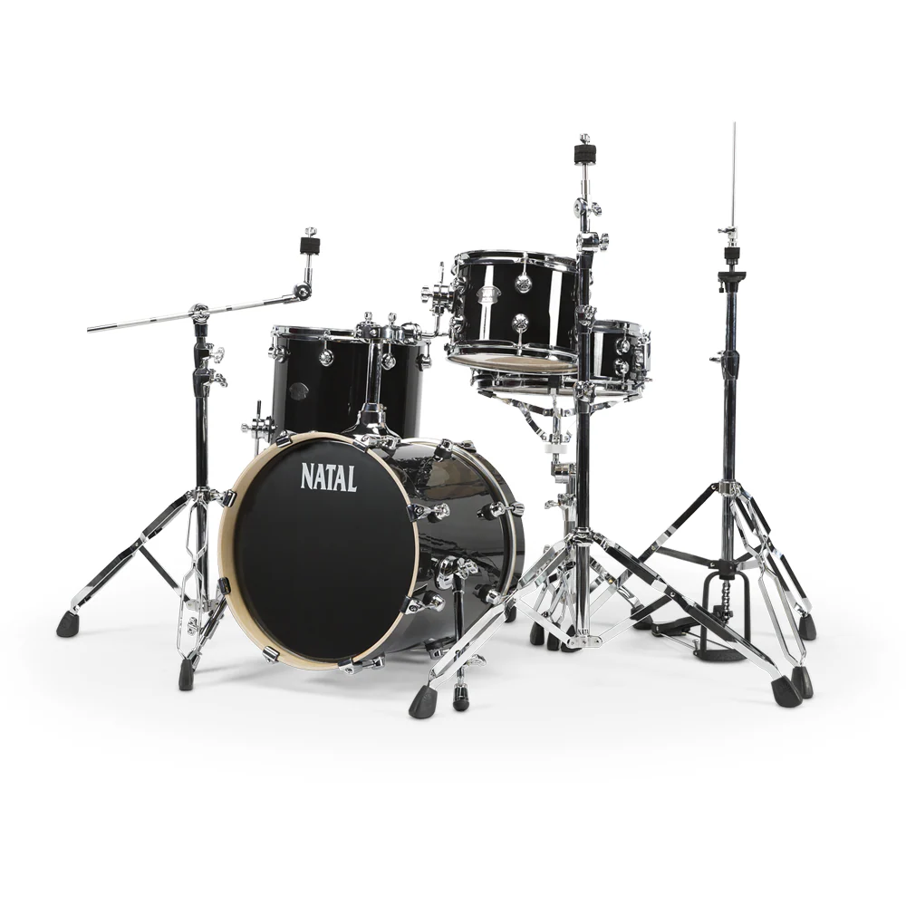 Natal KARB-TJ-BLS Arcadia Birch Series Traditional Jazz TJ 4 Piece Shell Pack Acoustic Drum Kit Without Hardware & Cymbals - Black Sparkl (4) Natal KARB-TJ-BLS Arcadia Birch Series Traditional Jazz TJ 4 Piece Shell Pack Acoustic Drum Kit Without Hardware & Cymbals - Black Sparkl (4)