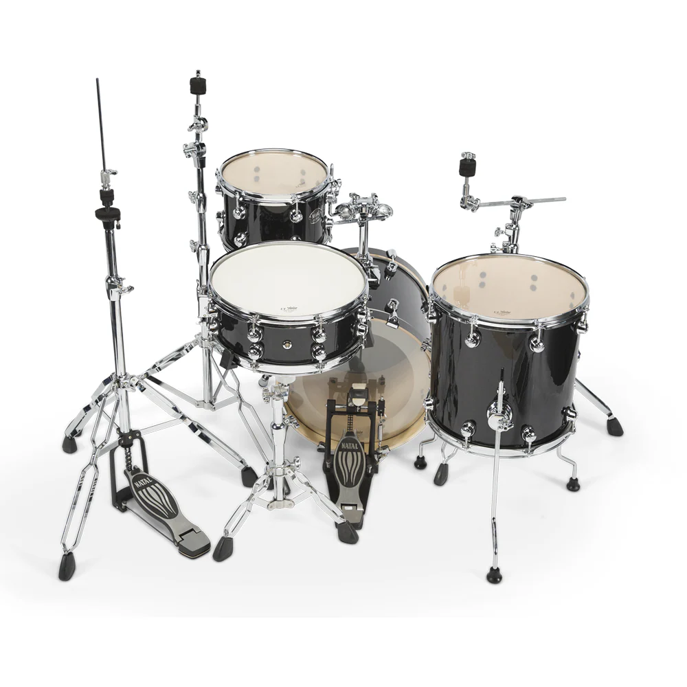 Natal KARB-TJ-BLS Arcadia Birch Series Traditional Jazz TJ 4 Piece Shell Pack Acoustic Drum Kit Without Hardware & Cymbals - Black Sparkl Natal KARB-TJ-BLS Arcadia Birch Series Traditional Jazz TJ 4 Piece Shell Pack Acoustic Drum Kit Without Hardware & Cymbals - Black Sparkl