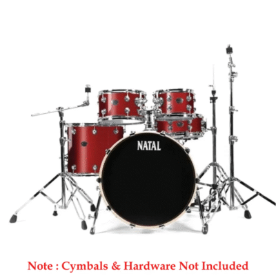 Natal KARB-UF22 RDS Arcadia Birch 5-Piece Shell Pack Acoustic Drum Kit Without Hardware & Cym