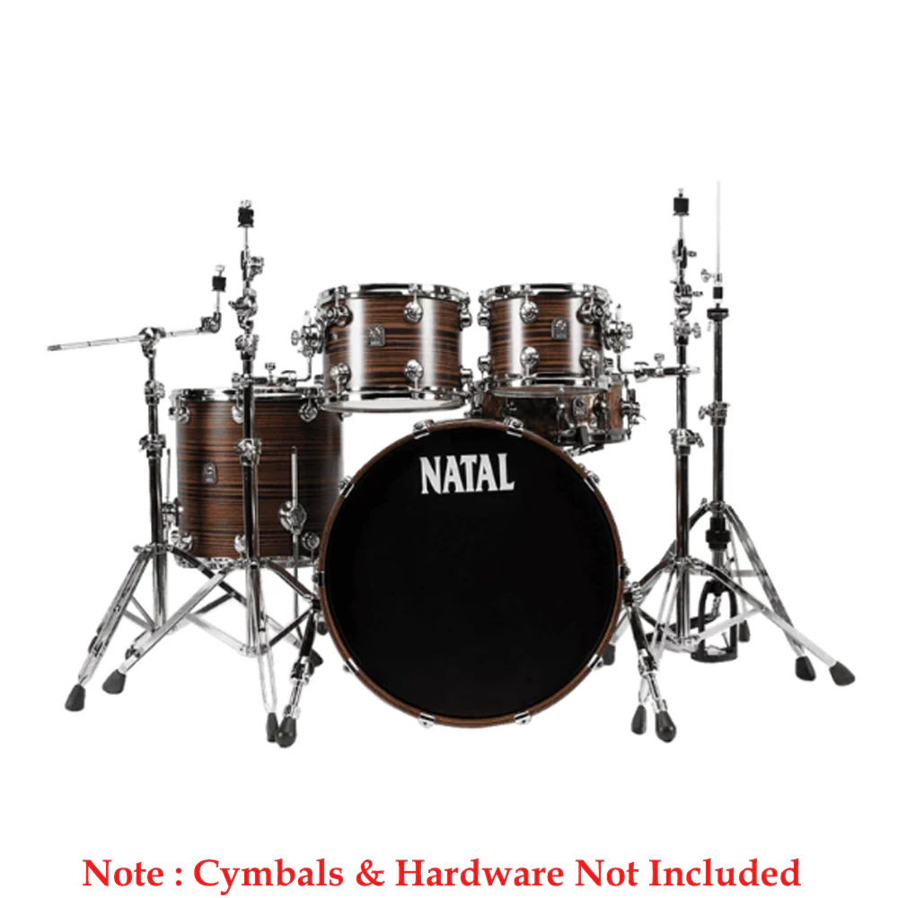 Natal KTW-T20-VN1 Cafe Racer Series T20 3 Piece Shell Pack Acoustic Drum Kit - Veneer Natal KTW-T20-VN1 Cafe Racer Series T20 3 Piece Shell Pack Acoustic Drum Kit - Veneer