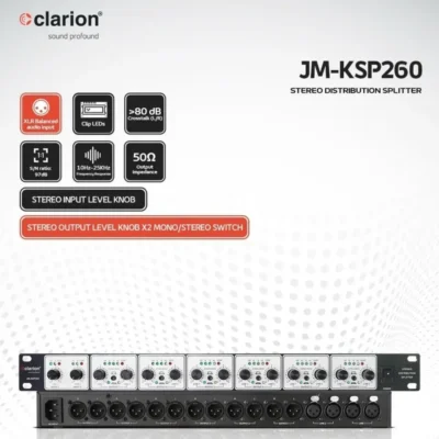 CLARION JM-KSP260 AUDIO SPLITTER XLR BALANCED