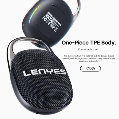 Lenyes S235 8 W Wireless Speaker (Black)8