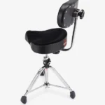 Gibraltar 9608MB 9000 Series 16 Cordura Saddle Drum Throne with Backrest (1)