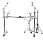 Gibraltar GCS302C Chrome Series Curved Rack with 2 Cymbal Boom Arms (1)
