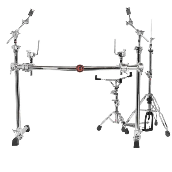 Gibraltar GCS302C Chrome Series Curved Rack with 2 Cymbal Boom Arms (1) Gibraltar GCS302C Chrome Series Curved Rack with 2 Cymbal Boom Arms (1)