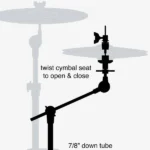 Gibraltar SC-4425XHMB 10 X-Hat Auxilliary Hi Hat Boom Arm (1)
