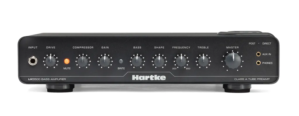 Hartke LX5500 500-watt Lightweight Bass Head with Tube Preamp (3)