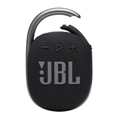 JBL Clip 4 Wireless Ultra-Portable Bluetooth Speaker (Black)