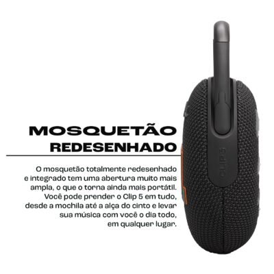 JBL Clip 5 Wireless Ultra-Portable Bluetooth Speaker (Black)3