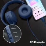 JBL Tune 520C On-Ear Type-C Wired Headphones with Mic (Blue)6