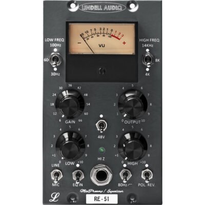 Lindell Audio RE-51 Retro 500 Series Microphone Preamp and EQ Module (1)