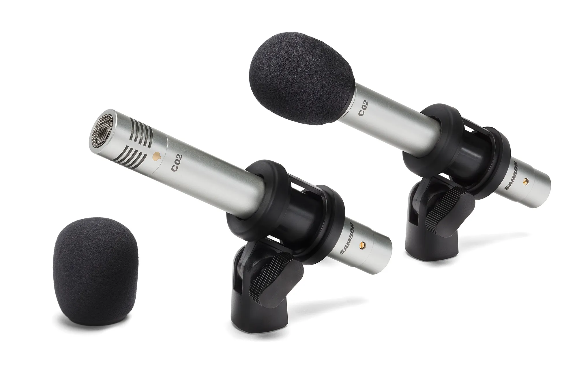 Samson C02 Pencil Condenser Microphones (3) Samson C02 Pencil Condenser Microphones (3)