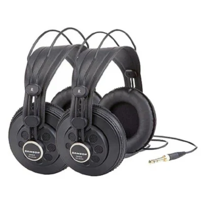Samson SR850 Semi-Open Studio Headphones 2 Pack
