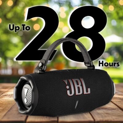 JBL Charge 6 Portable Bluetooth Speaker with 28H Playtime (Black)2