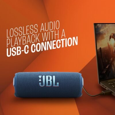 JBL Flip 7 Portable Speaker with Pro Sound & 16H Battery (Blue)3