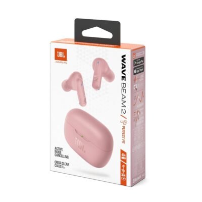 JBL Wave Beam 2 Wireless Earbuds with ANC & 40H Playtime (Pink)10