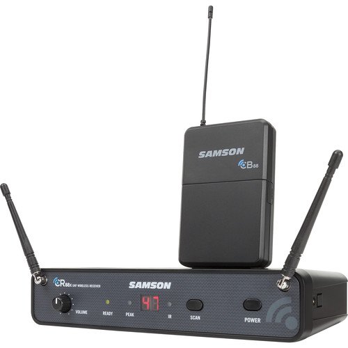 Samson Concert 88x Wireless Lavalier Microphone System with LM5 Lav (7) Samson Concert 88x Wireless Lavalier Microphone System with LM5 Lav (7)