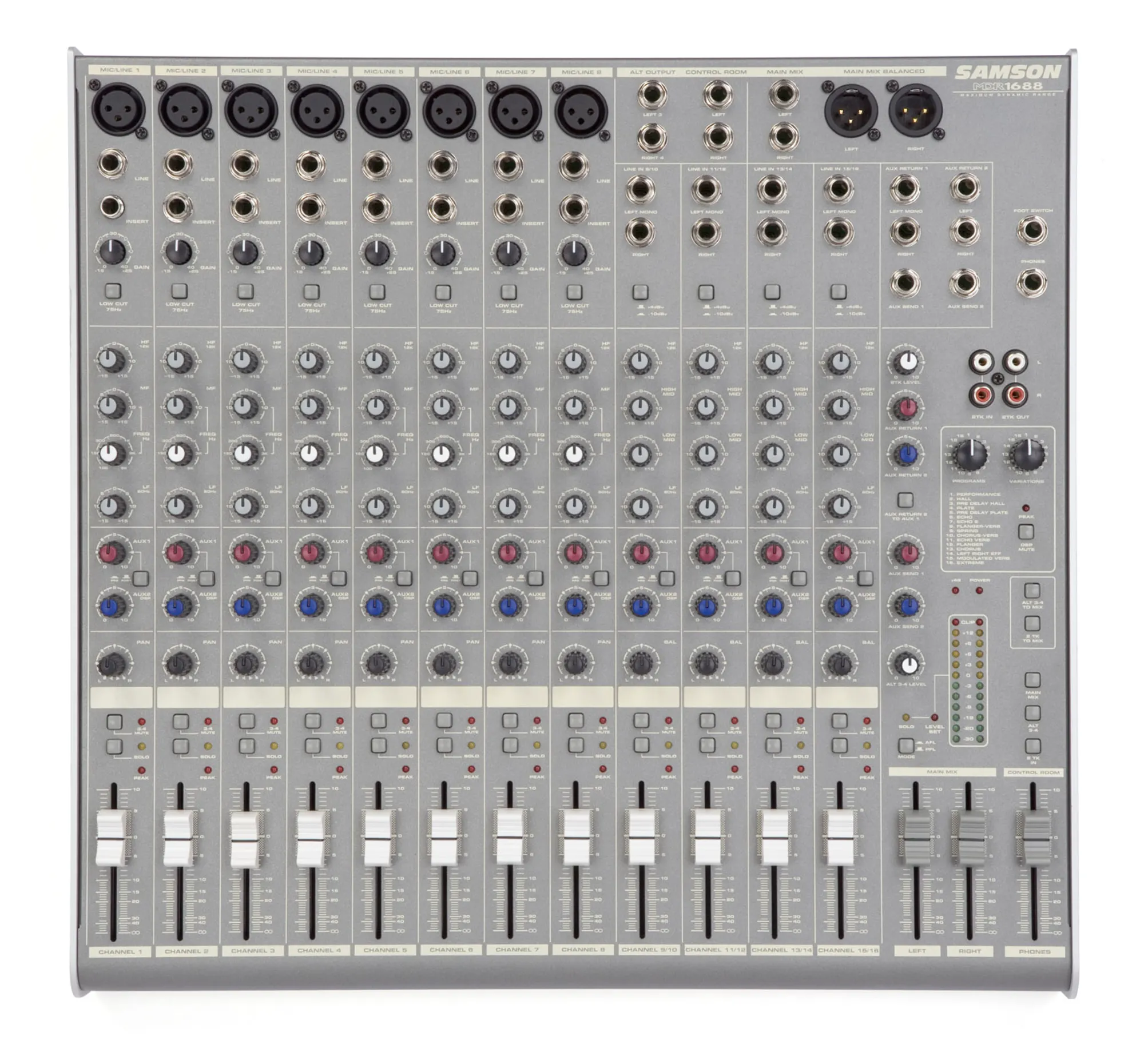 Samson MDR1688 16 Channel Mixer with DSP (1) Samson MDR1688 16 Channel Mixer with DSP (1)