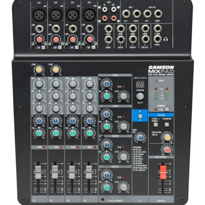 Samson MXP124FX MixPad 12-Input Analog Stereo Mixer with Effects and USB (3)