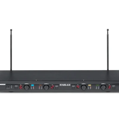 Samson Stage 412 Quad-Channel Handheld VHF Wireless System, Frequency Selectable (4) Samson Stage 412 Quad-Channel Handheld VHF Wireless System, Frequency Selectable (4)