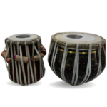 Tabla Set Black Designer Bayan with Sheesham Dayan