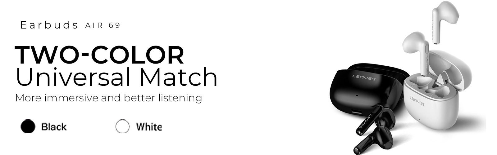 Lenyes AIR69 Wireless Earbuds (4)