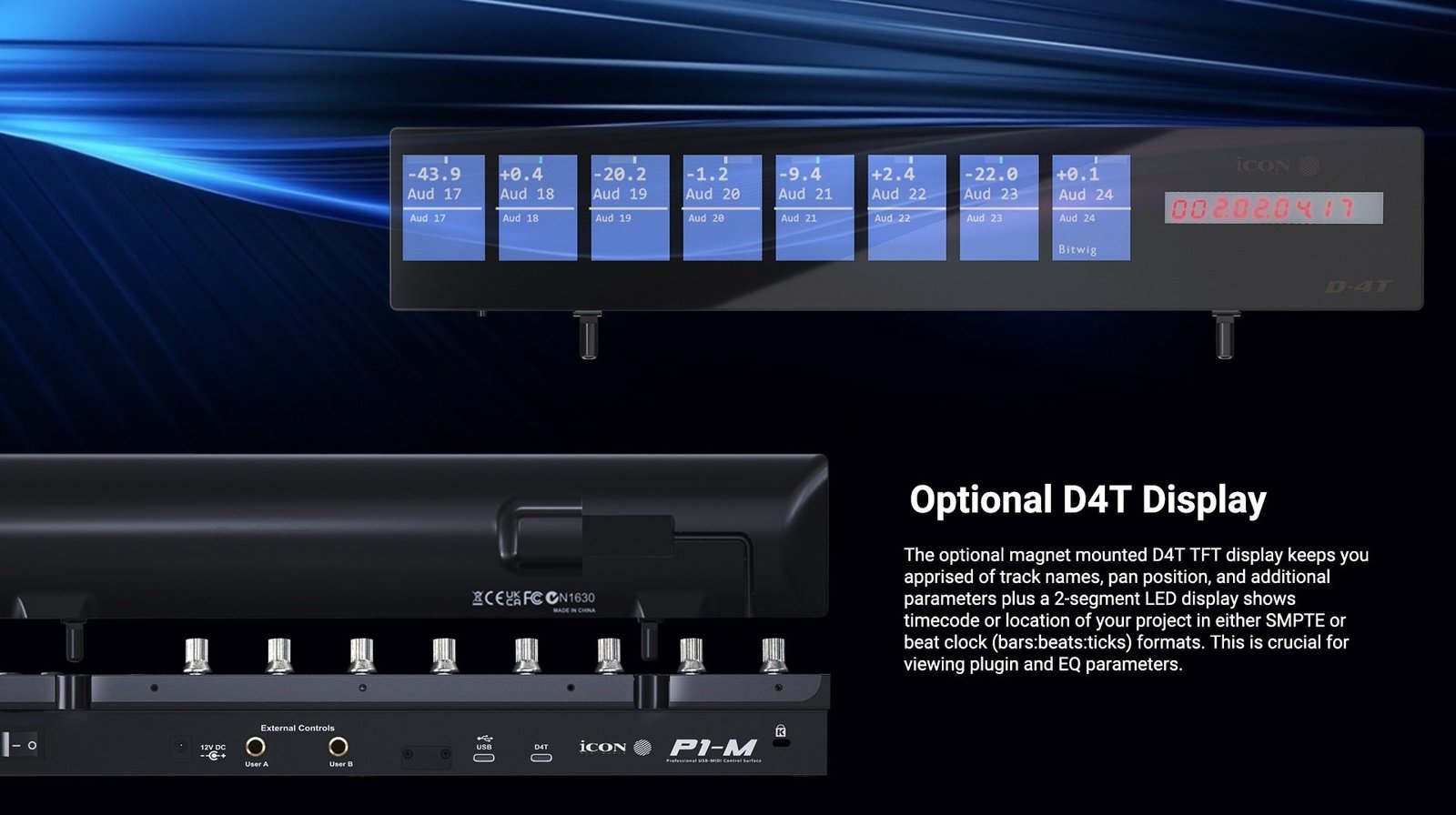 iCON Pro Audio P1-M DAW Control Surface (11)